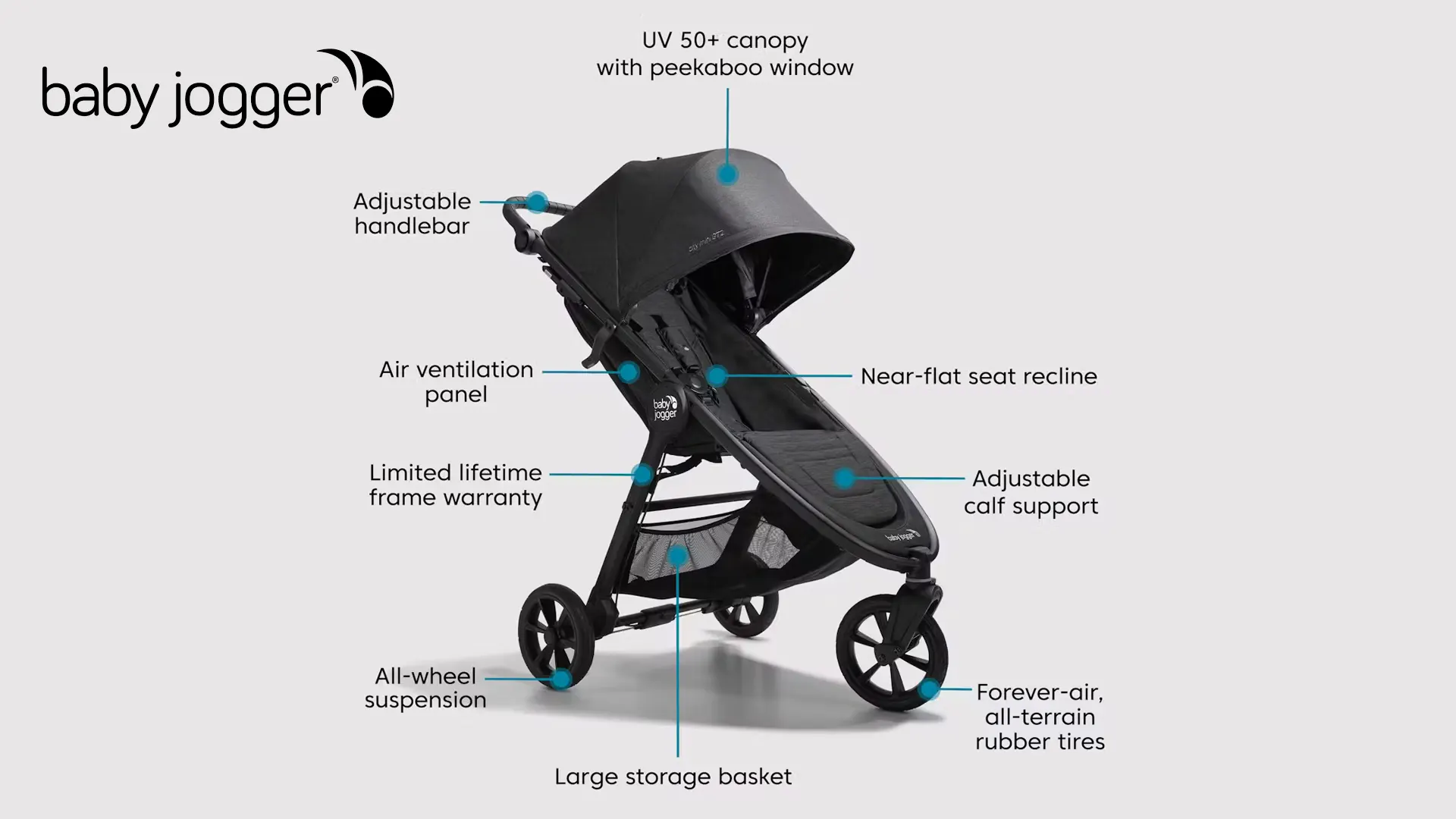 baby jogger city mini GT 2 all-terrain stroller baby jogger city mini GT 2 all-terrain stroller